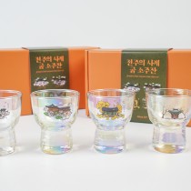 [오뉴담]전주의 사계 굽 소주잔